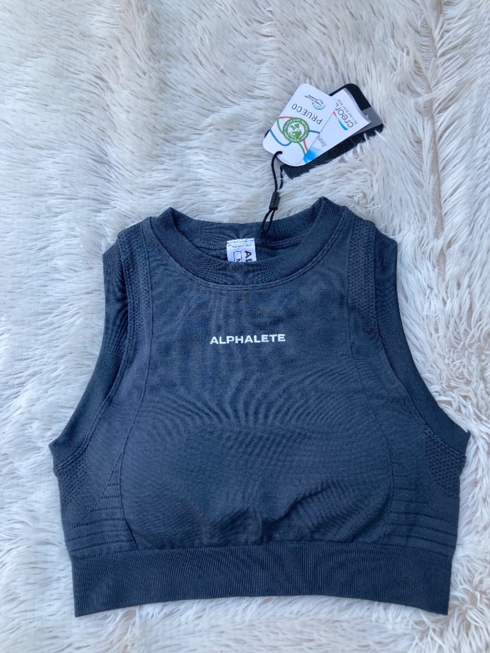 NWT Alphalete Ozone Crop Bra Womens Size Medium